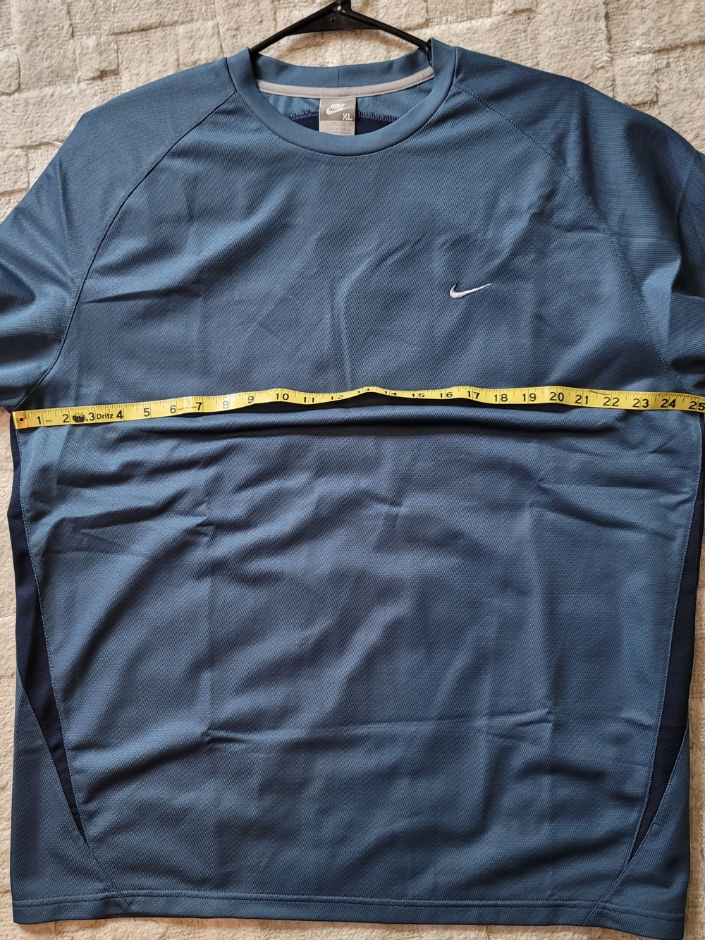 NIKE Long Sleeve Dri-FIT Crew Neck Shirt Slate Blue Men's Size XL - Picture 4 of 6
